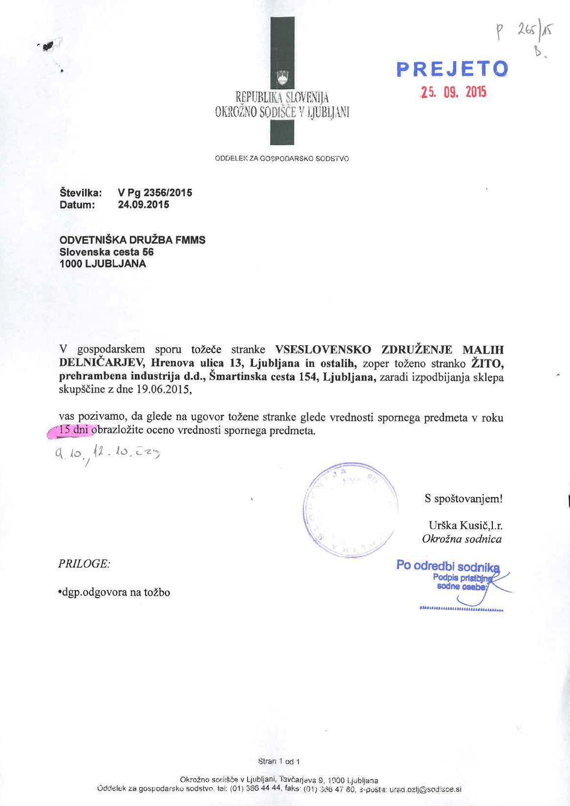 Poziv Sodisca_VZMD,_Ugovor_in_dopolnitev_ugovora_družbe_Zito_Page_01