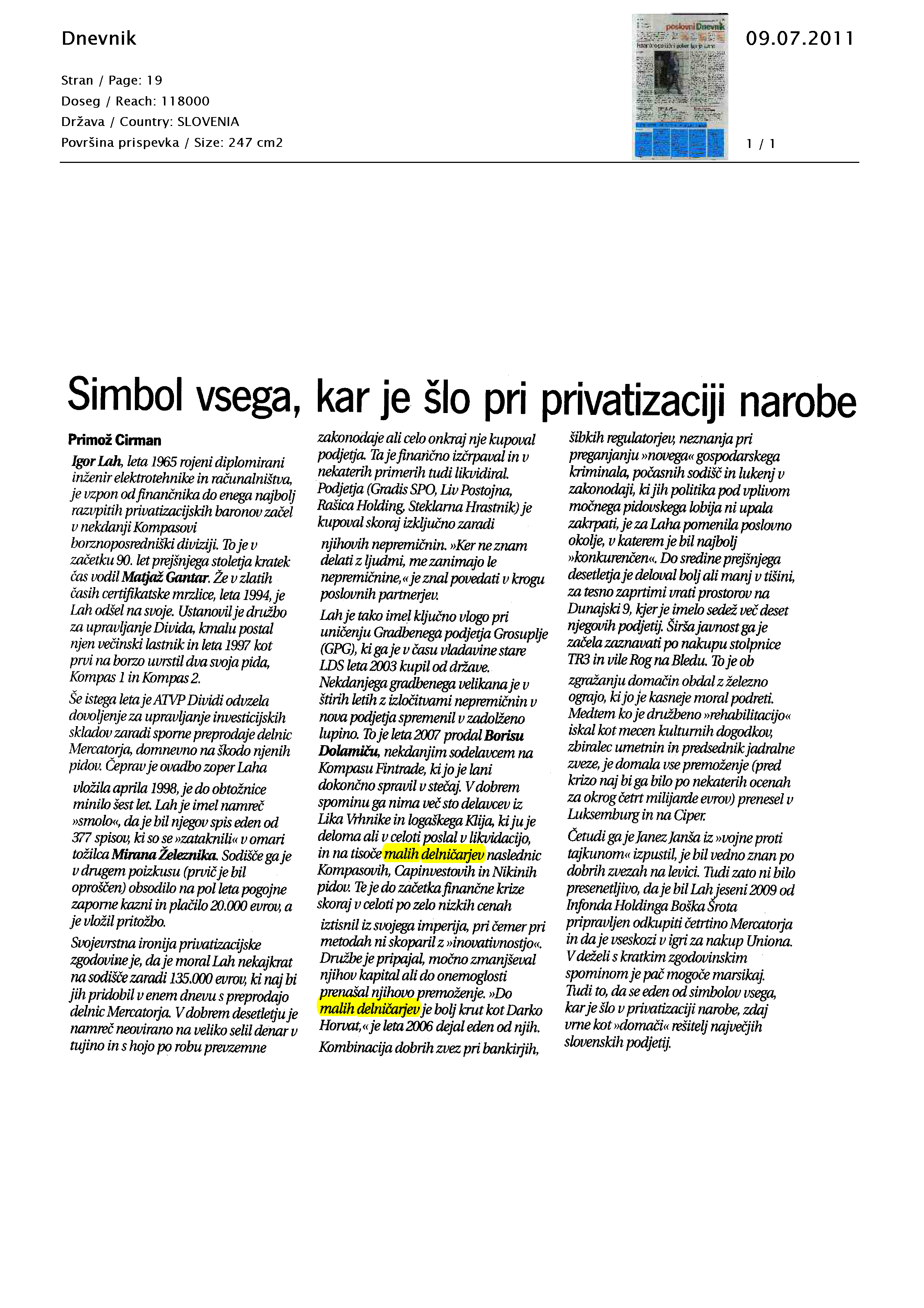 Simbol_vsega_kar_je_lo_pri_privatizaciji_narobe