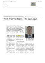 Zamenjava Bajca_Ni_razloga_