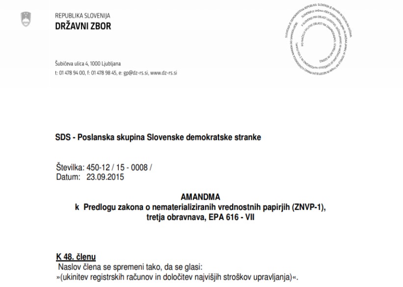 Amandma SDS EPA 616 VII 24 9 2015