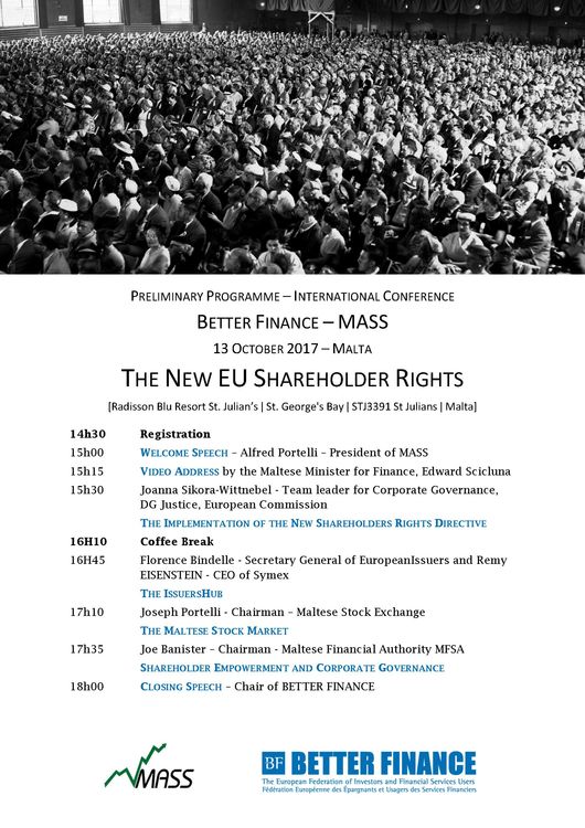 BF event Malta overall programme