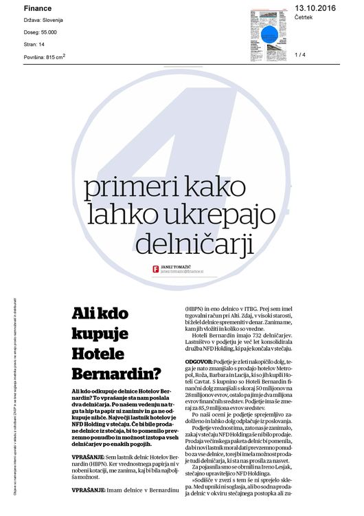 4 primeri kako lahko ukrepajo delnicarji Page 1