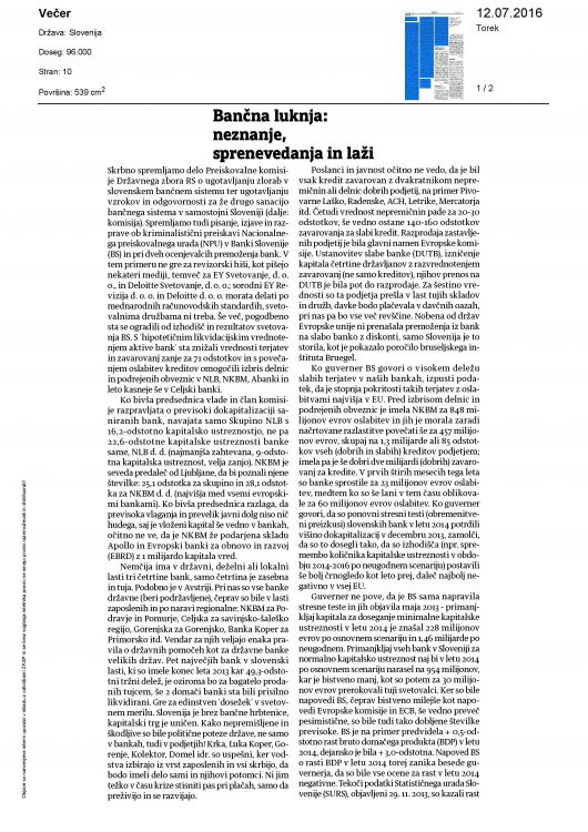 Bancna luknja neznanje sprenevedanja in lazi Page 1