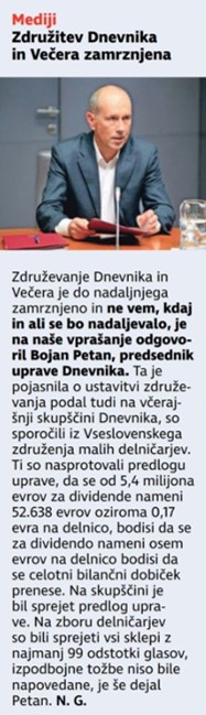 DELO DNEVNIK IN VEČER 28.8.2020