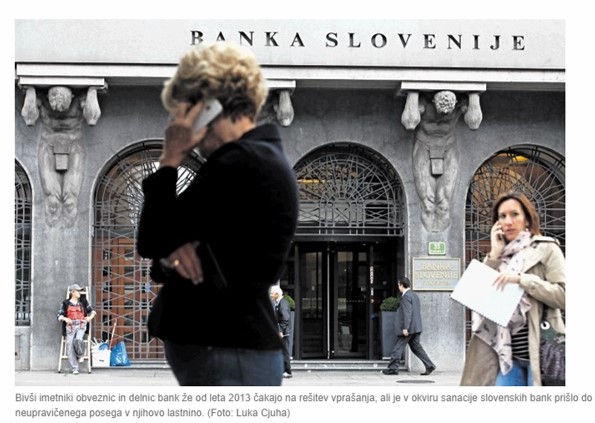 DNEVNIK USTAVNO SODIŠČE SE JE GLEDE IZBRISOV V BANKAH OBRNILO NA SODIŠČE EU 29 1 2021