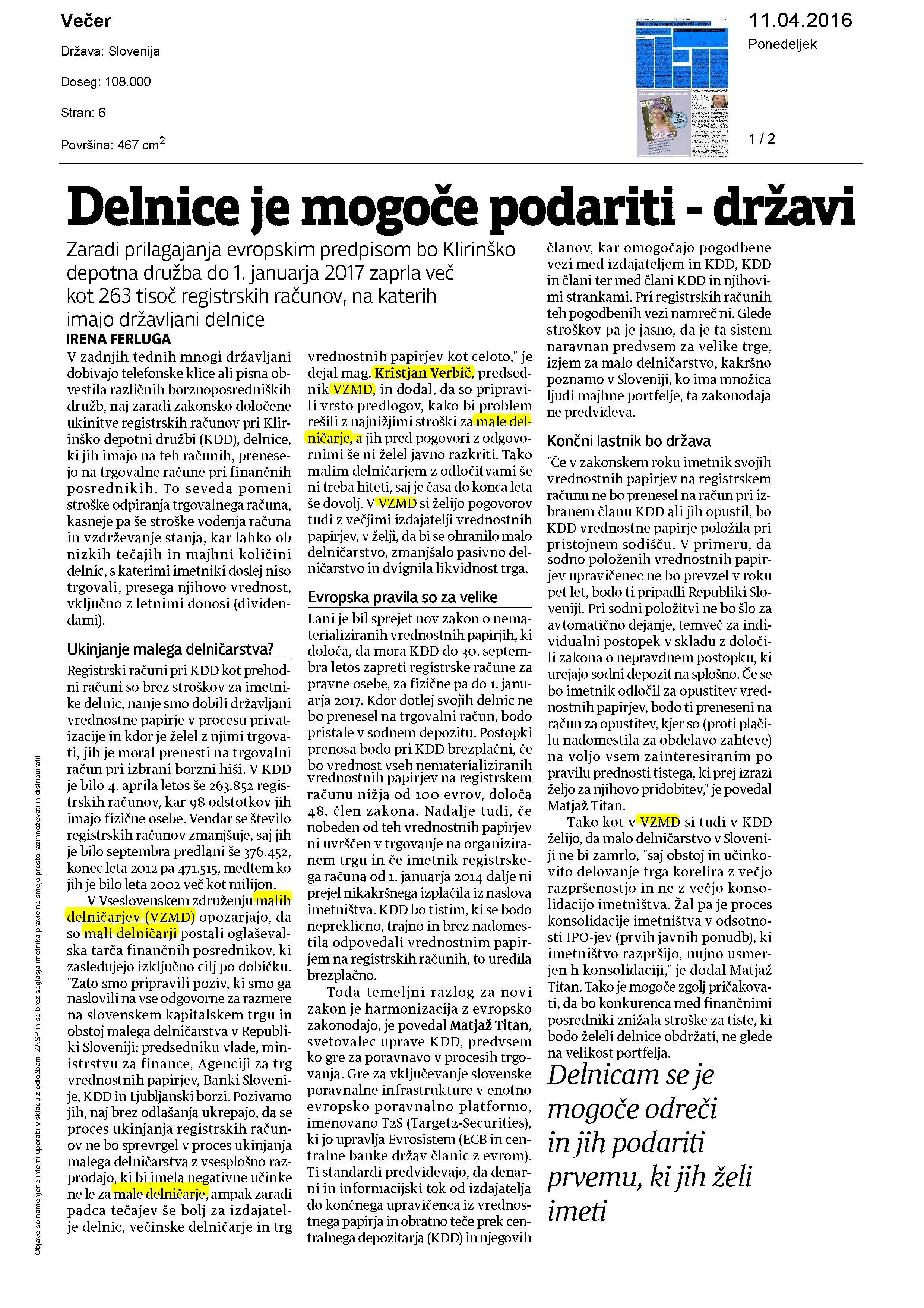 Delnice je mogoce podariti drzavi Page 1