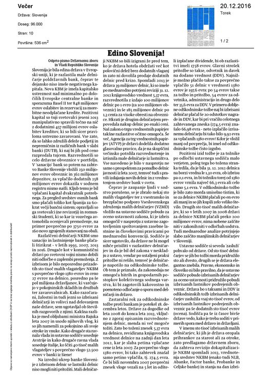 Edino Slovenija Page 1