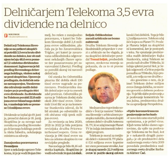 FINANCE Telekom 8 6 2020