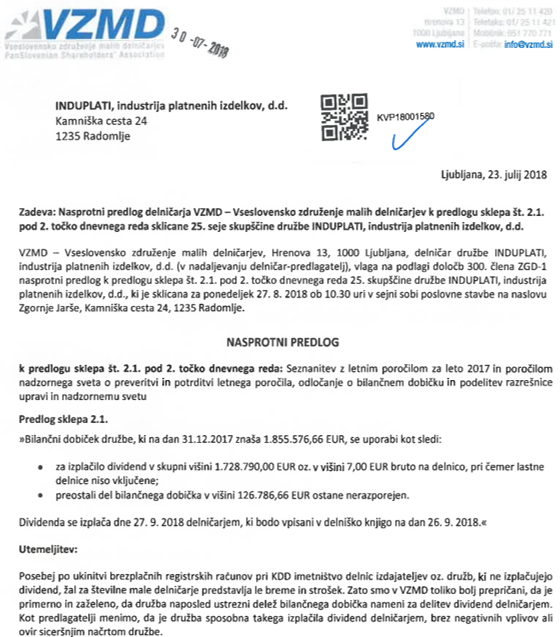 INDUPLATI 16.8.2018