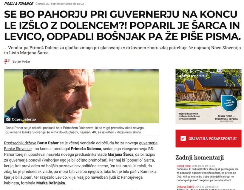 POŽAREPORT 20.9.2018