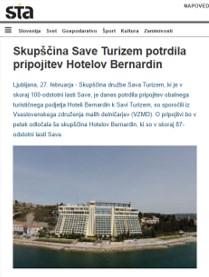 STA SAVA TURIZEM 27 2 2020