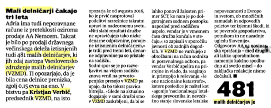 Slovenske novice 2019 9 21