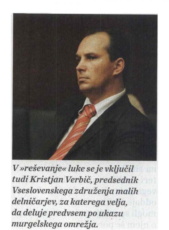Stopnjevanje sporov znotraj vlade zaradi Luke Koper Page 3