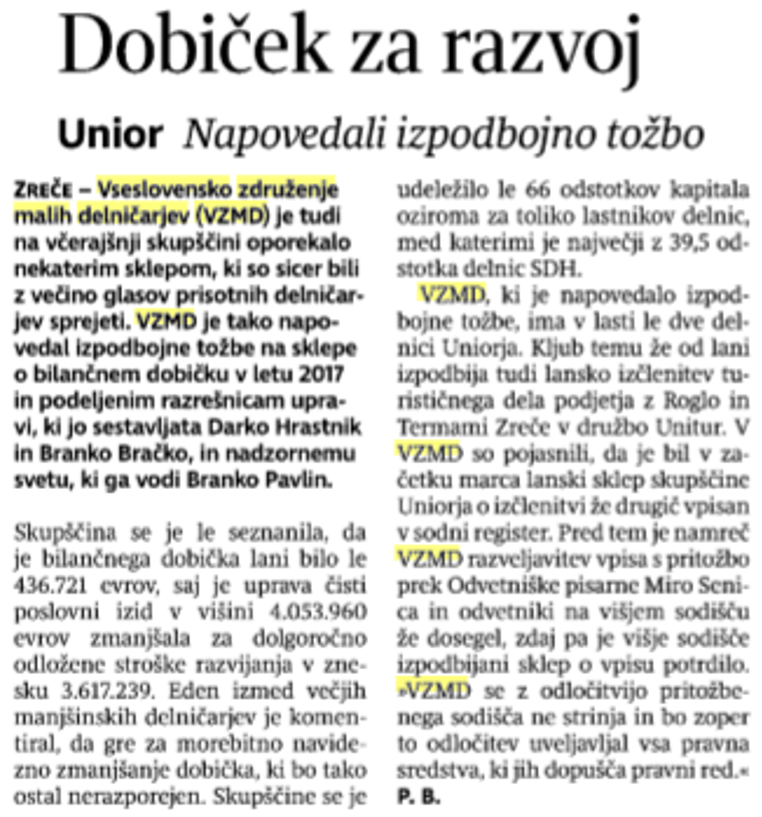 UNIOR 6.6.2018