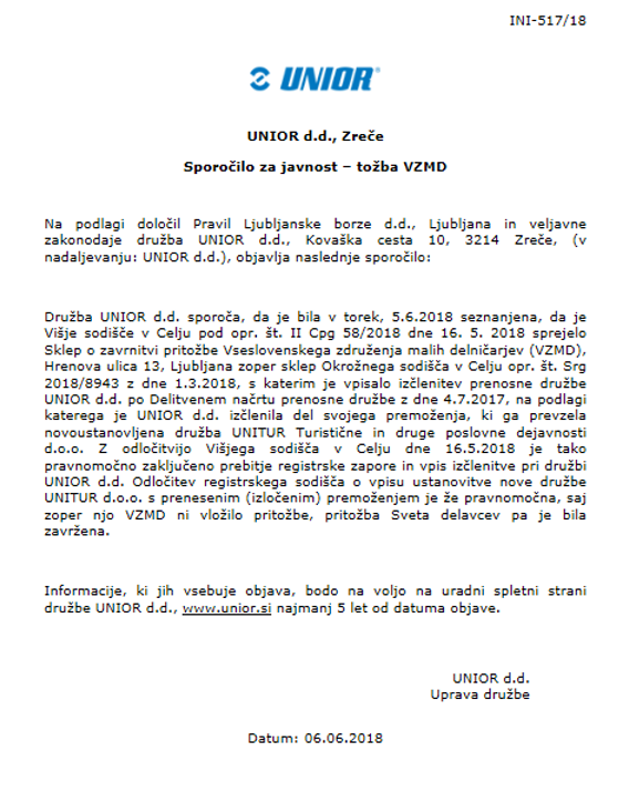 UNIOR SEONET 6.6.2018