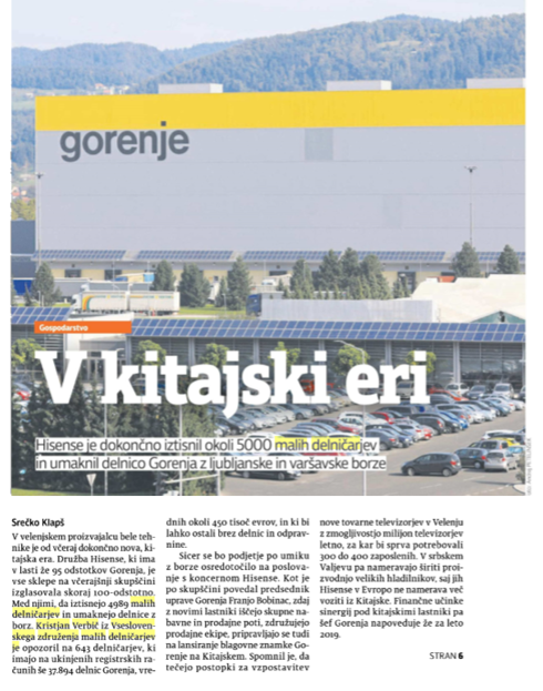 Večer Gorenje1 18.9.2018