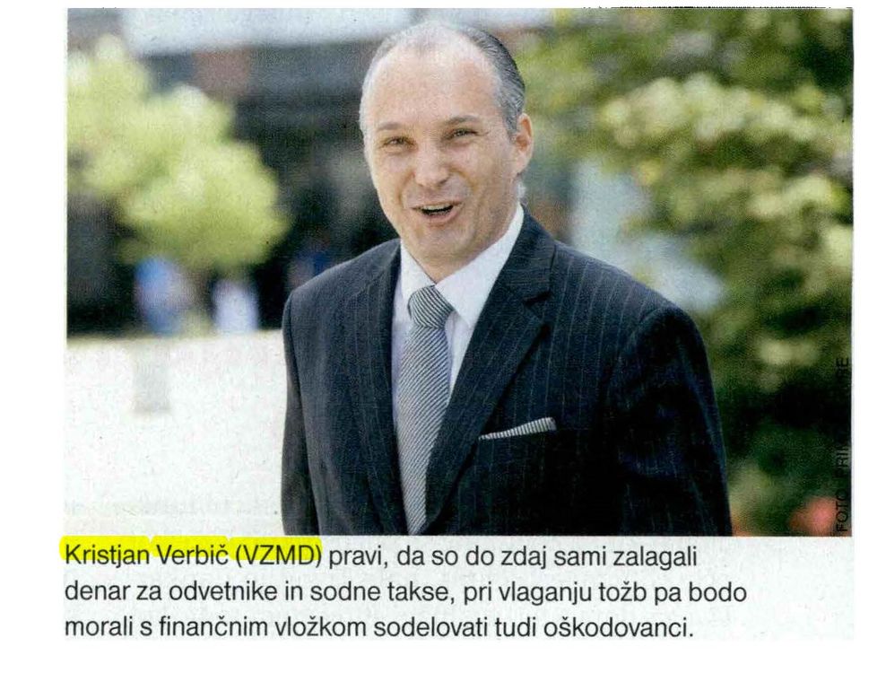 Visoke pristopnine za tozbe