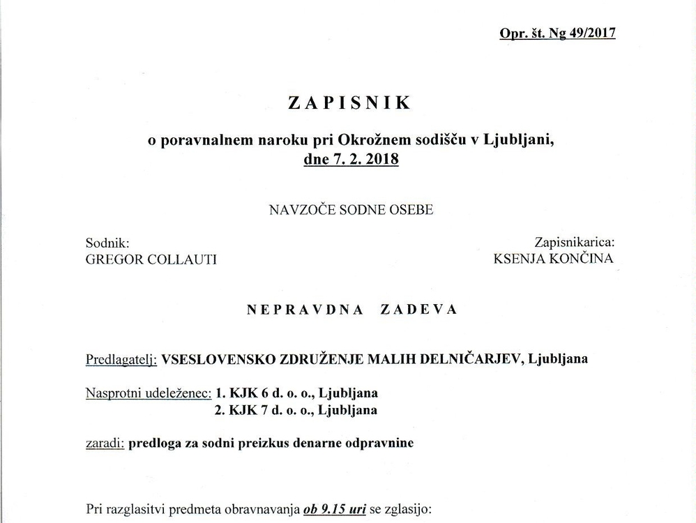 Kovinoplastika Lož zapisnik Page 1