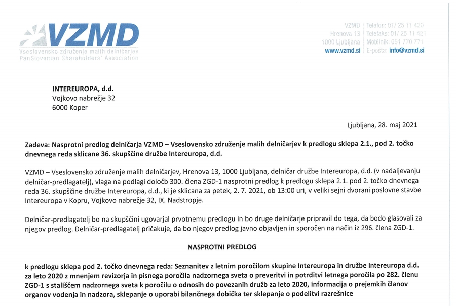 Nasprotni predlog IEKG VZMD 2021