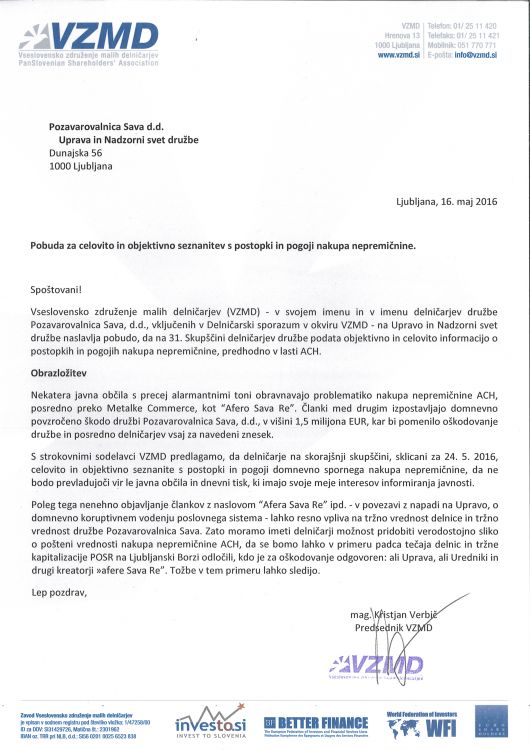 Pobuda za celovito in objektivno seznanitev s postopki in pogoji nakupa nepremicnin