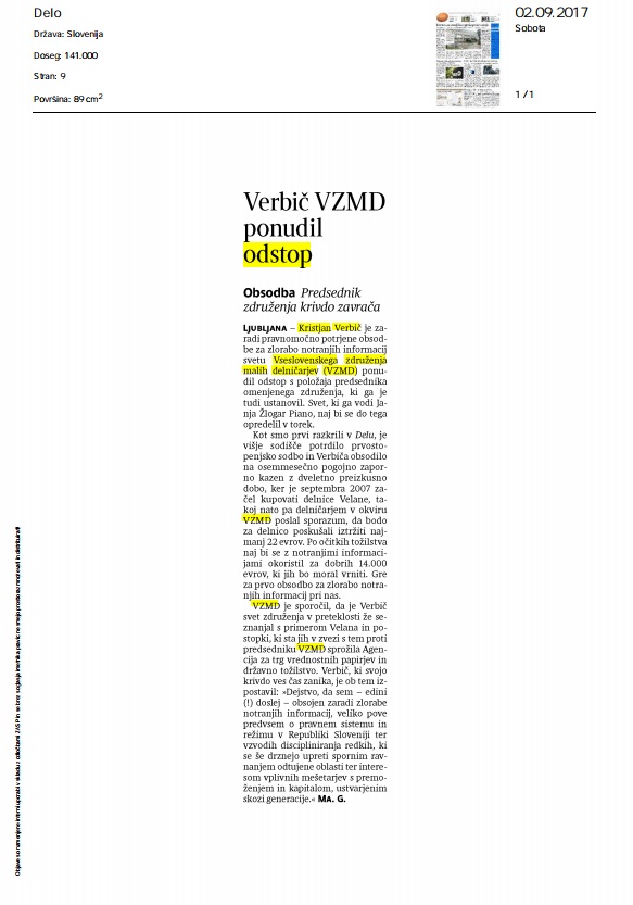 delo verbič