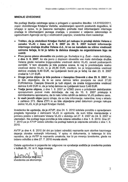 izvedensko mnenje Marinko Page 2