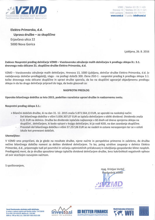 nasprotni predlog elektro primorska 26082016