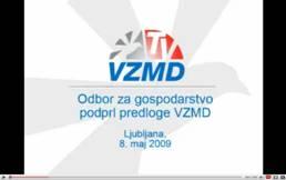 odbor za gosp podrl predloge vzmd