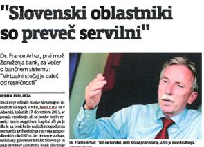 Slovenski oblastniki so preveč servilni